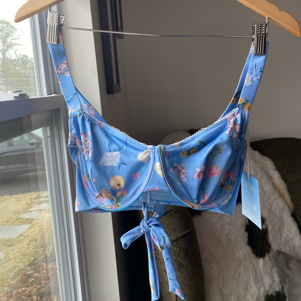 Kitty and Vibe • Bikini Top - Underwire top • Zoe Nostalgic Summer Pattern
